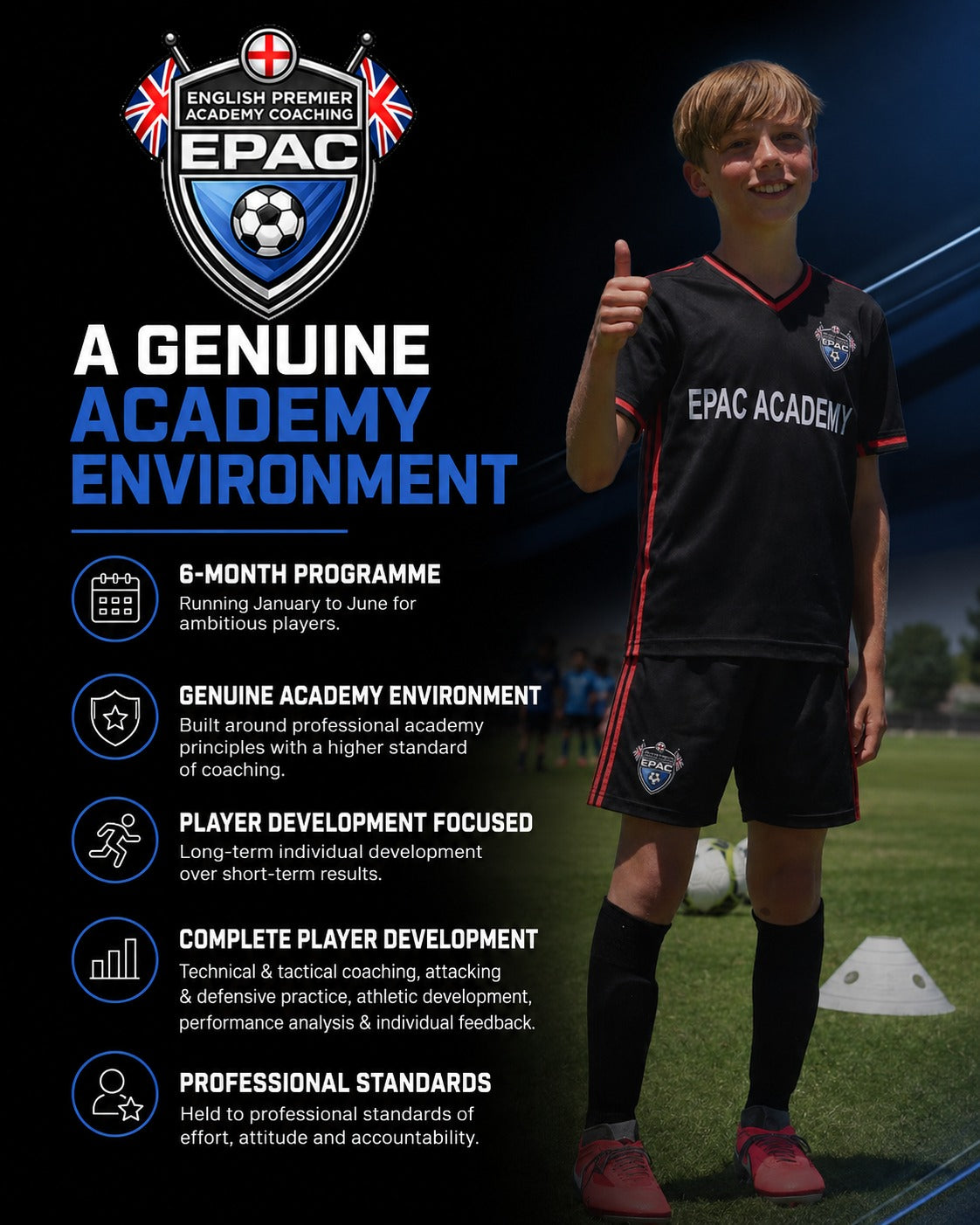 A genuine academy environment